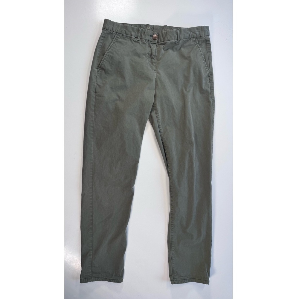 GAP Broken In Straight Chino Pants Womens 4 Green
